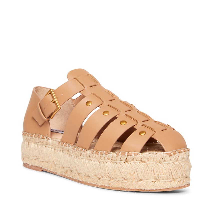 Sandalias de Plataforma Steve Madden Kilo Mujer Marrones Claro | ES TI62S0